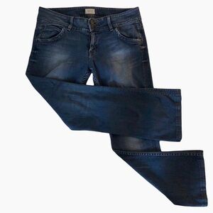 Hudson low rise medium colored denim flare/boot cut sz 29 EUC
